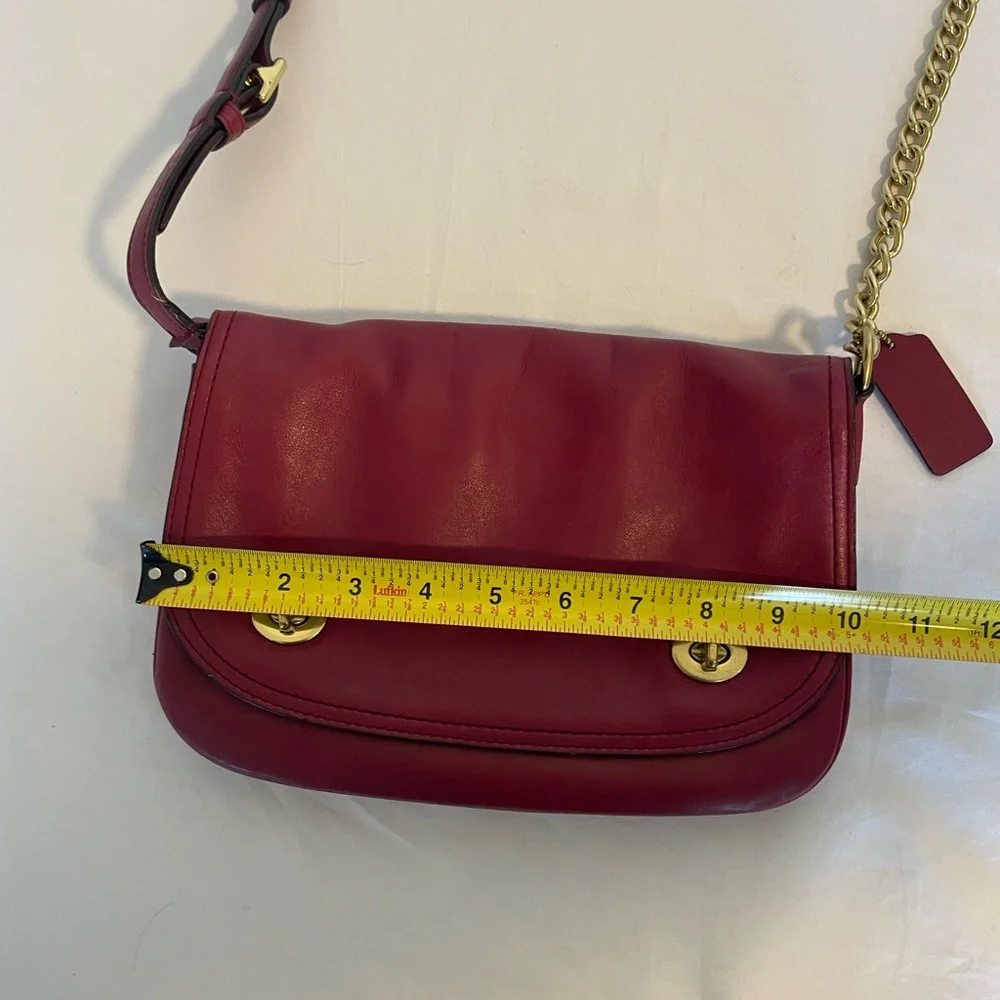 Coach Legacy Double‎ Gusset Flap Chain Bag- Vintage